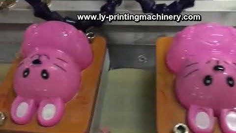 4 color pad printer with conveyor for toy