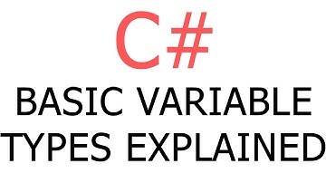 C# Basic Variable Types Explained