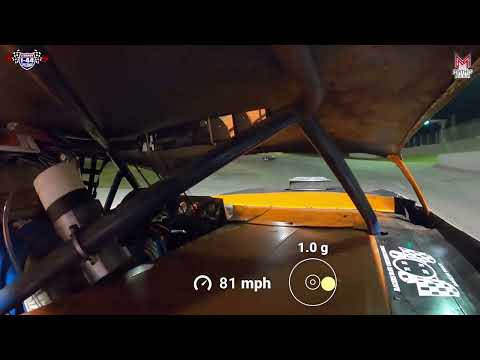 #33 Riley Sharp - Ozark Street Stock - 8-24-2023 Lebanon I-44 Speedway - In Car Camera