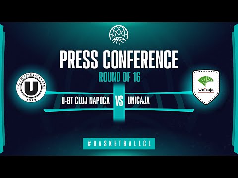 U-BT Cluj Napoca v Unicaja Malaga - Press Conference | Basketball Champions League 2021-22