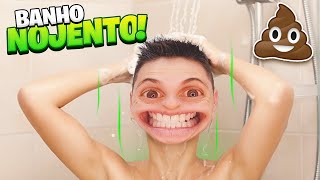 TOMEI O BANHO MAIS NOJENTO E ESTRANHO DA MINHA VIDA😳 Simulador de banho