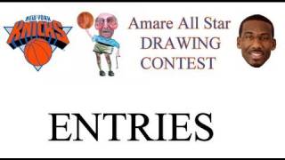 ⁣Amare Stoudemire Contest Entries- kazanjianm