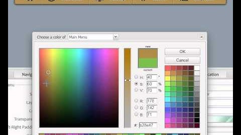 Color Picker real time preview