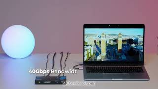 4K120 HDMI Over CAT6 Extender | OREI BK-EXB400R-K with HDBaseT, IR, RS-232 & Power Over Cable
