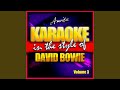 Magic Dance (In the Style of David Bowie) (Karaoke Version)