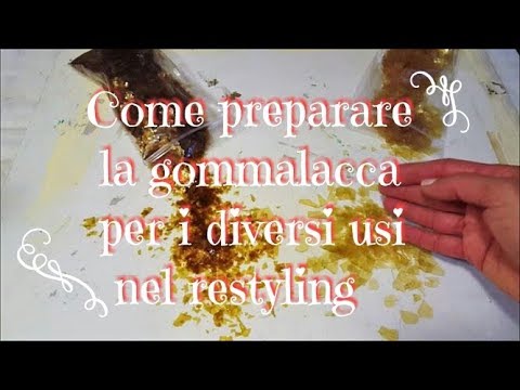 Video: La gommalacca può bagnarsi?