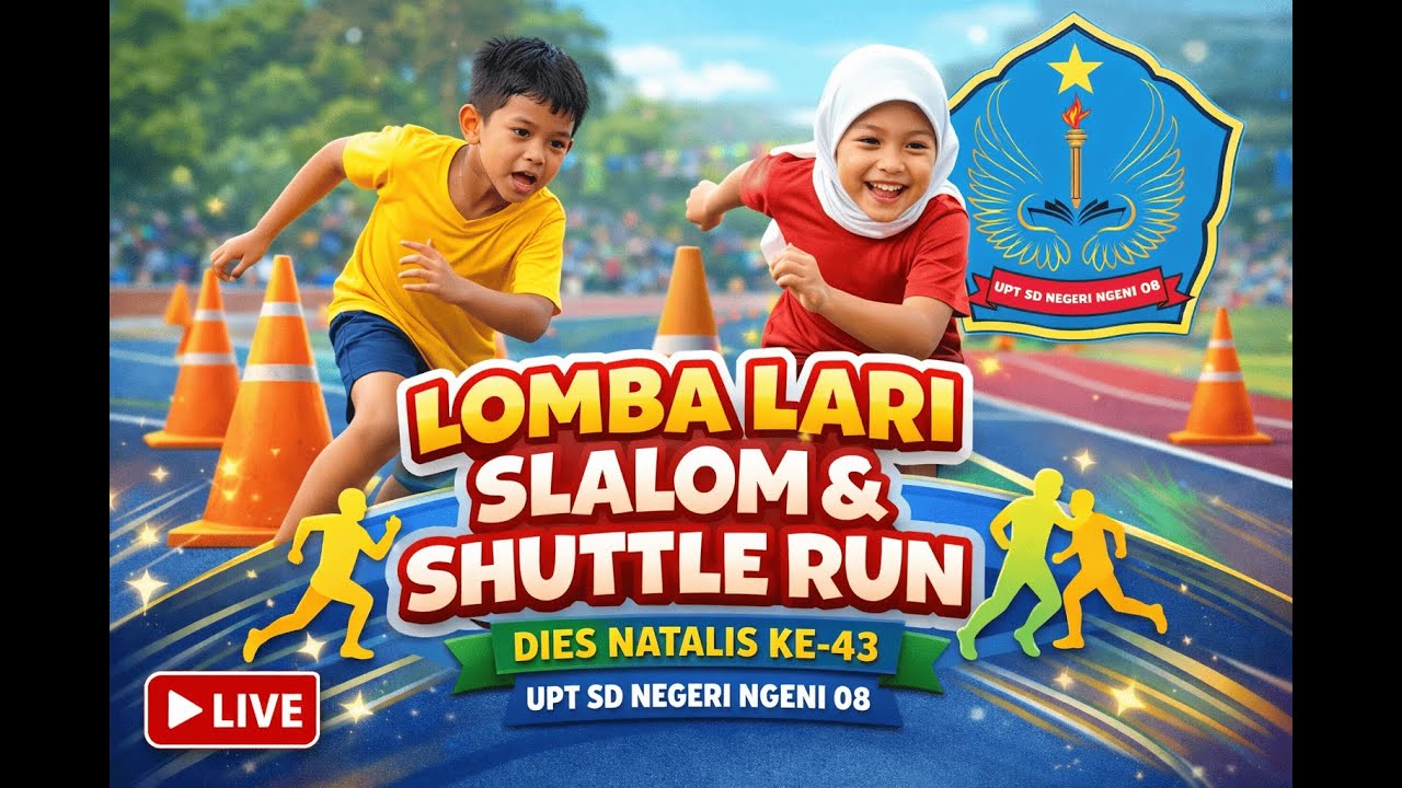 Lomba Lari Slalom TK/RA | Dies Natalis ke-43 UPT SD Negeri Ngeni 08 (Part 1)