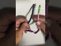 How to tie beautiful and simple rope joints🪢#youtubeshorts #ropework