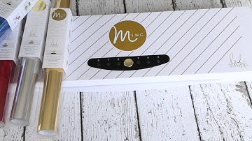 How to make a gold foil print using the minc