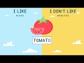 I LIKE  - I DON'T LIKE (FOOD)