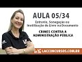 Extravio, Sonegação ou Inutilização de Livro - Crimes contra a Administração Pública 05/34