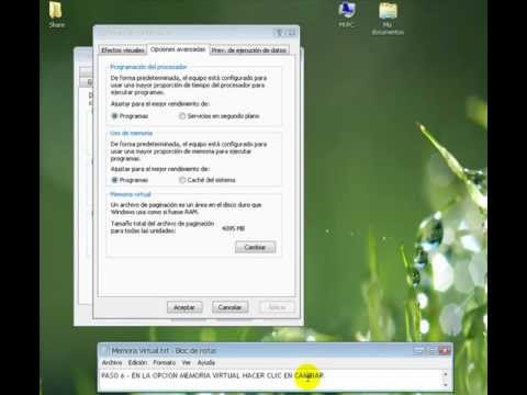 Memoria virtual xp