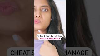 Here's your cheat sheet to manage random breakouts! #shorts #skincare #acne #diy #trendingreels