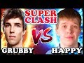 GRUBBY vs HAPPY | SUPER CLASH | Warcraft 3 TFT