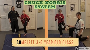 Complete Tiny Tiger (ages 3-6) Virtual Chuck Norris System Class - Balance Through Martial Arts