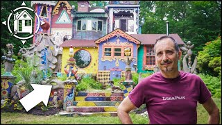 He bought a Tiny Home & made this INSANE MANSION over 30 Yrs