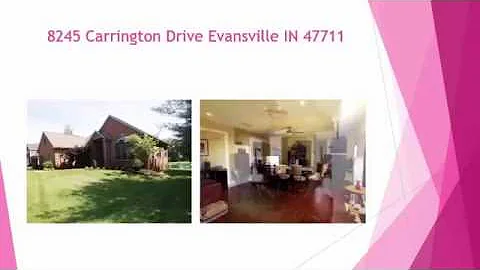 8245 Carrington Drive Evansville IN 47711