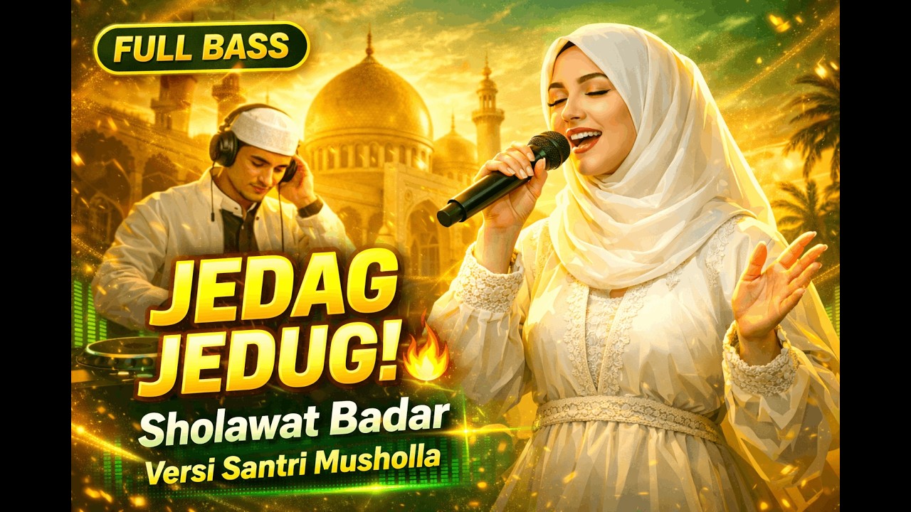 SHOLAWAT BADAR VERSI JEDAG JEDUG 🔥 SANTRI MUSHOLLA | BIKIN SEMANGAT & MERINDING!