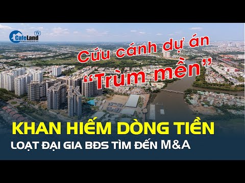 Khan hiếm dòng tiền, loạt đại gia BĐS tìm đến M&A, xu thế cứu cánh cho các dự án “trùm mền” 2023 Mới