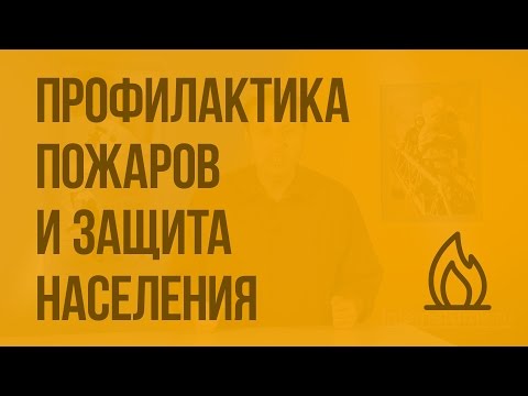 Профилактика пожаров в повседневной жизни и организация защиты населения. Видеоурок по ОБЖ 8 класс