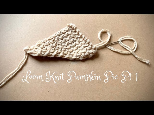 Loom Knit Pumpkins  Loom knitting stitches, Loom knitting