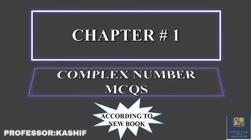MCQ:CHAPTER#1|COMPLEX Numbers| NEW BOOK | First Year| HSC|FSC [Important For Exams/ Aptitude