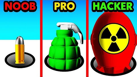 NOOB vs PRO vs HACKER BULLET HOLE! 