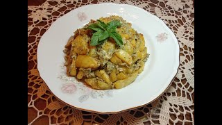 طريقة عمل بطاطس مقلية بالبيض بطريقة مميزةhow to make fried potatoes with eggs