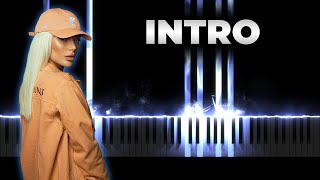 LOREDANA - INTRO | Piano Cover, Instrumental Karaoke, Remix Resimi