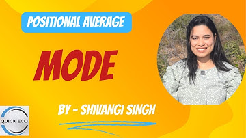 Mode | Positional Averages mode | measurement of central tendency