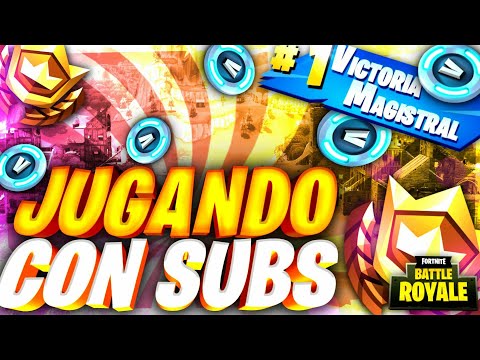 http://fortnite.com/2fa ALGO PASA EN FORTNITE? SABADO JUGANDO CON SUBS A FORTNITE BATTLE ROYALE Y...