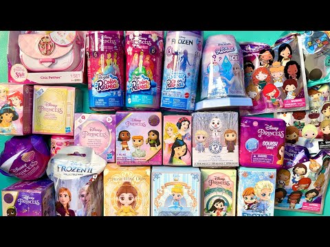 ASMR Disney Frozen huge Toys Collection l Disney Doorables Frozen Snow Color Reveal dolls