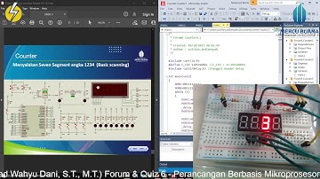 Counter & Sevent Segmen menggunakan Atmega 16/32