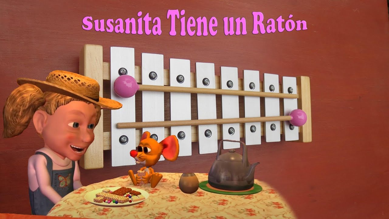 Susanita Tiene un ratón 🐭/ xilófono canciones / SONGS ON XYLOPHONE -Tutorial 🐭🐭