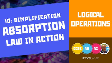 10: Absorption Law: Boolean Simplification | WJEC EDUQAS Computer Science - Logic & Boolean Algebra