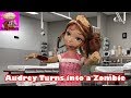 Audrey turns into a zombie  part 1  zombie outbreak descendants project mc2 disney