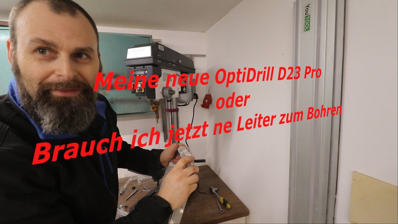 Optidrill D23 Pro erste Eindrücke YouTube