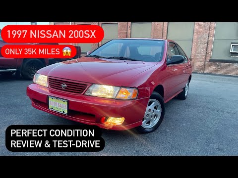 Review & Test-Drive 1997 Nissan 200SX with only 35k Miles. For Sale now!