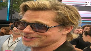 Brad Pitt Interview Bullet Train Premiere