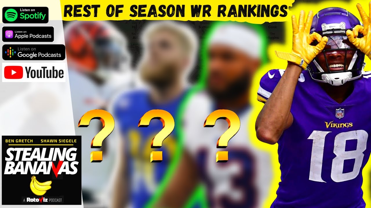 WR Risers, Fallers, and Megastars: Rest of Season Fantasy Football ...