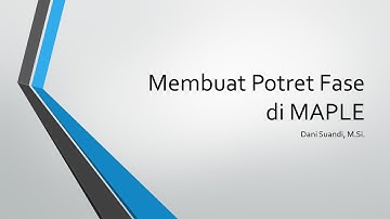 Membuat Phase Portrait dari sistem persamaan diferensial di Maple