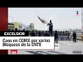 CNTE genera caos vial en la CDMX: maestros bloquean accesos al AICM