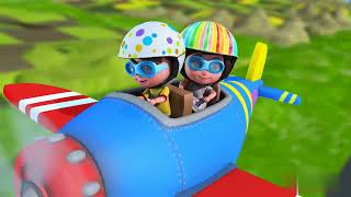 Aeroplane aeroplane up in the sky LKG Rhymes screenshot 4