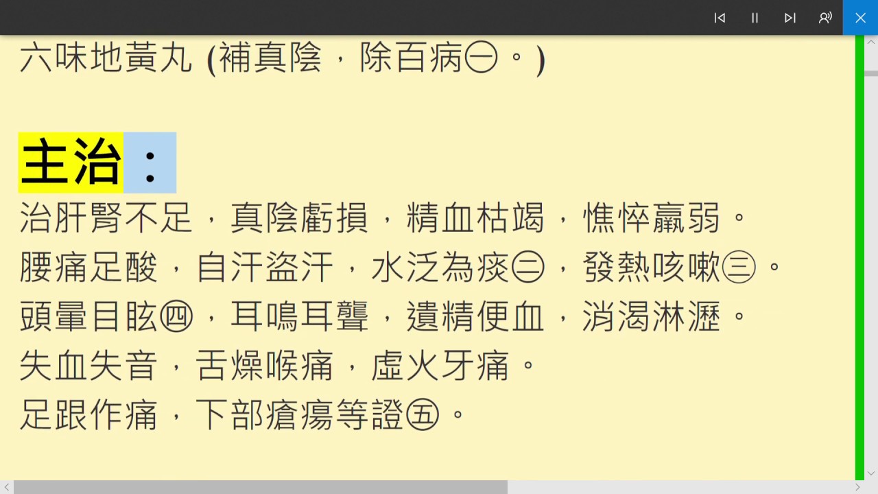 六味地黃丸 YouTube