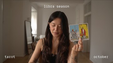 asmr tarot 🐚 pick a card for libra season & october (TIMELESS energy predictions)