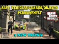 How To Save Cars/Guards/Objects Permanently In GTA 5 | Save Vehicles Anywhere | By ShahidTheGamer