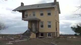 Drive by of decimated homes in Union Beach in 2012 after Hurricane Sandy