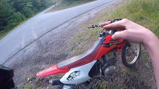 Crf230 top speed run!