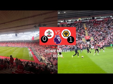 Southampton Vs Wolverhampton Wanderers Vlog! 1-0 Defeat 🙄