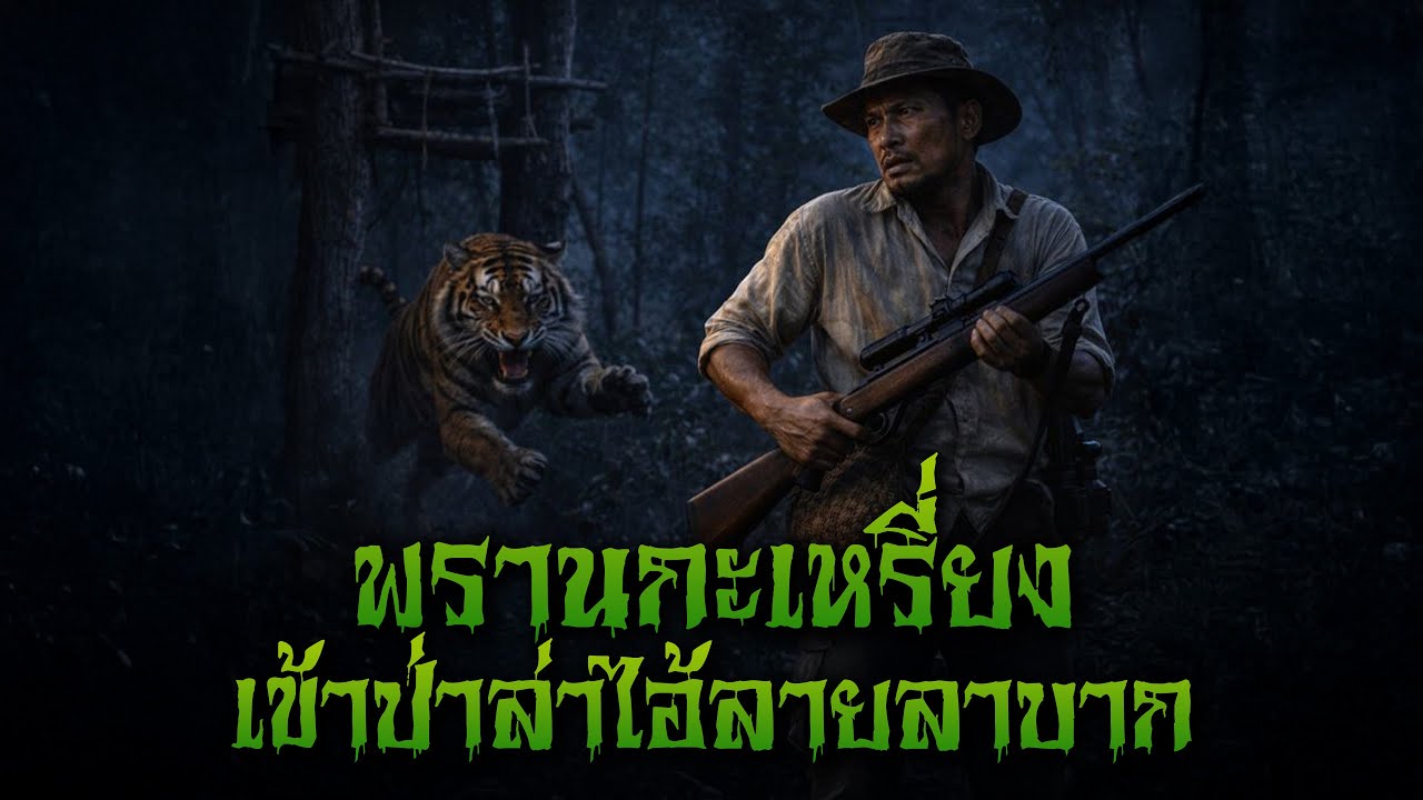 (รวมเรื่อง) พรานกะเหรี่ยง เข้าป่าล่าไอ้ลายลำบาก l กองไฟ คลาสสิก
